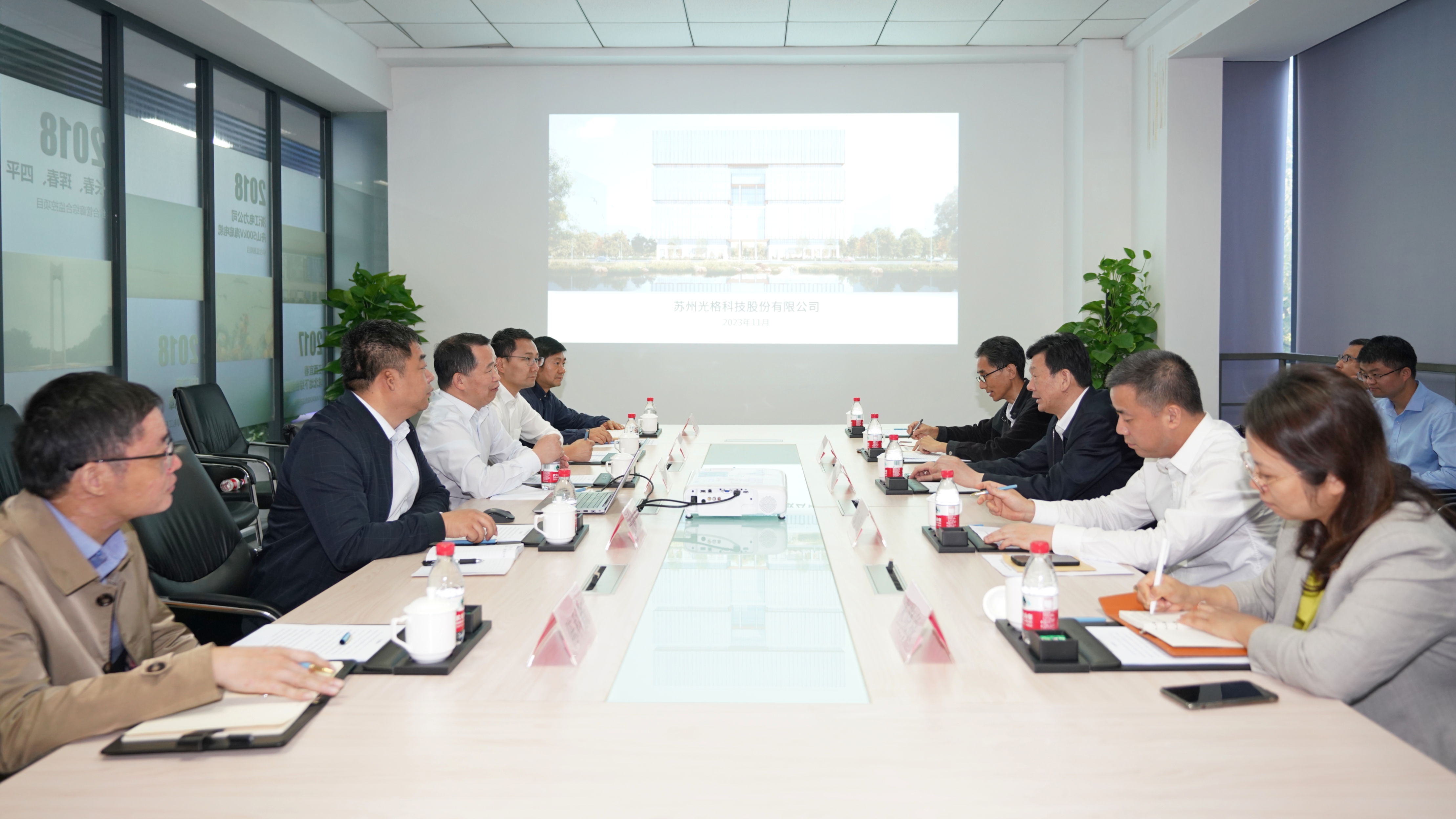 苏州市委常委、园区党工委书记沈觅一行走访调研J9九游会科技
